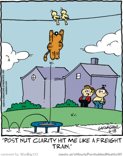 Original Heathcliff comic from June 18, 2013
New caption: 