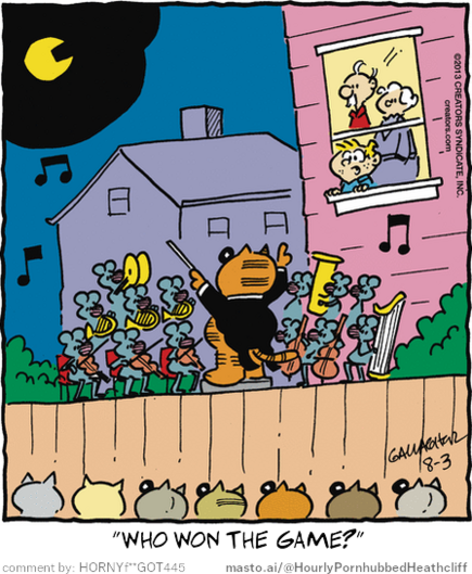 Original Heathcliff comic from August 3, 2013
New caption: 
