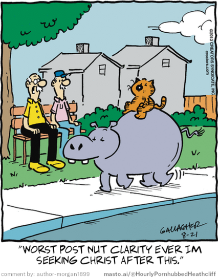 Original Heathcliff comic from August 21, 2013
New caption: 