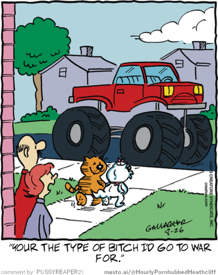 Original Heathcliff comic from August 26, 2013
New caption: 