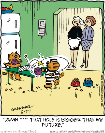 Original Heathcliff comic from August 27, 2013
New caption: 