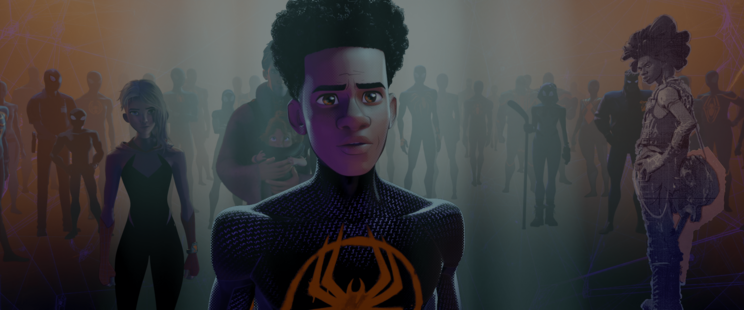 Spider-Man: Across the Spider-Verse screen grab from 01:33:16