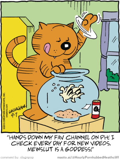 Original Heathcliff comic from September 7, 2013
New caption: 