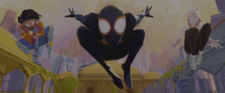 Spider-Man: Across the Spider-Verse screen grab from 01:07:22