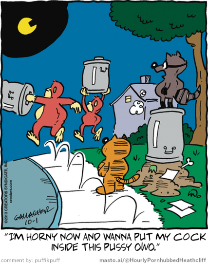 Original Heathcliff comic from October 1, 2013
New caption: 
