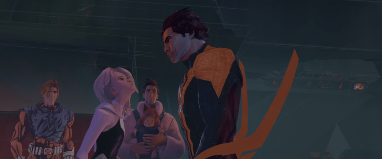 Spider-Man: Across the Spider-Verse screen grab from 01:48:36