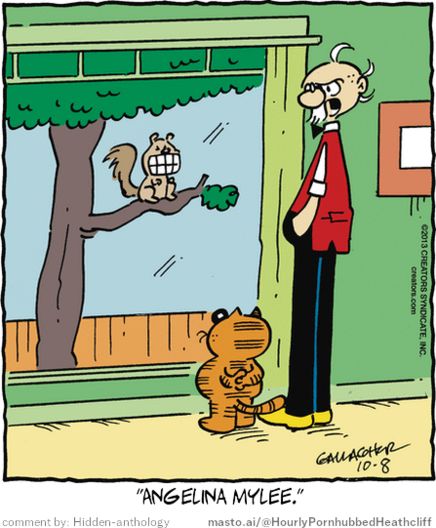 Original Heathcliff comic from October 8, 2013
New caption: 