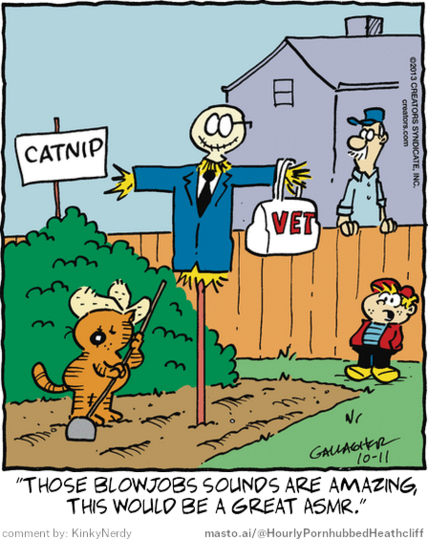 Original Heathcliff comic from October 11, 2013
New caption: 