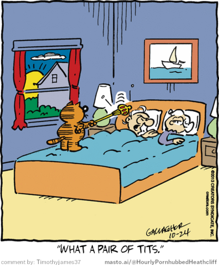 Original Heathcliff comic from October 24, 2013
New caption: 