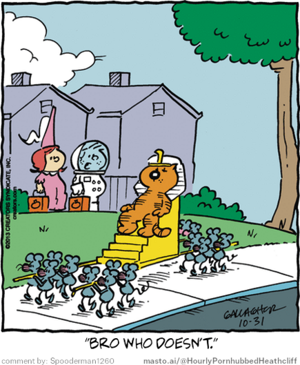 Original Heathcliff comic from October 31, 2013
New caption: 