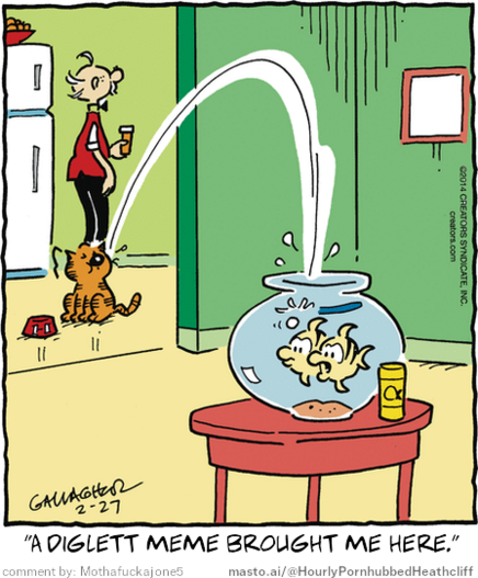 Original Heathcliff comic from February 27, 2014
New caption: 