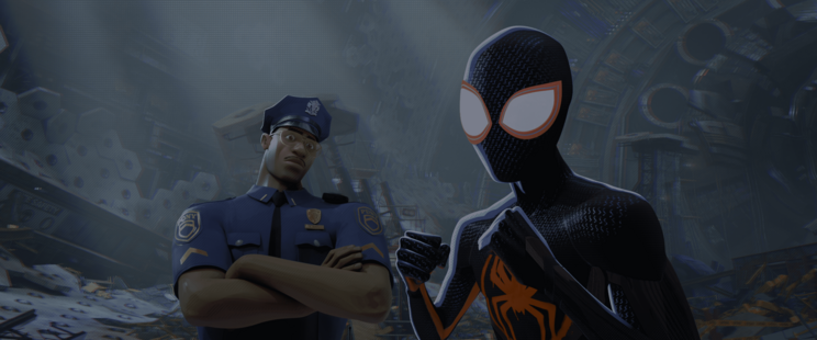Spider-Man: Across the Spider-Verse screen grab from 00:33:26
