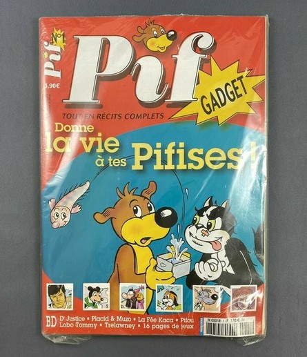 Magazine Pif Gadget avec en gadget les 