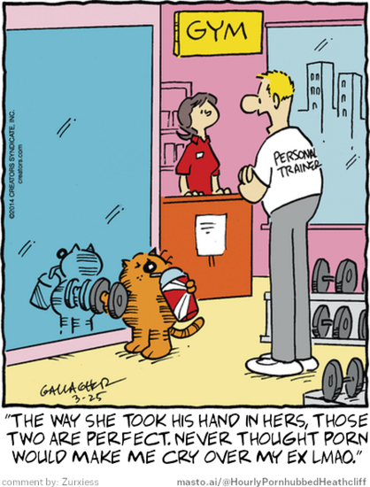Original Heathcliff comic from March 25, 2014
New caption: 