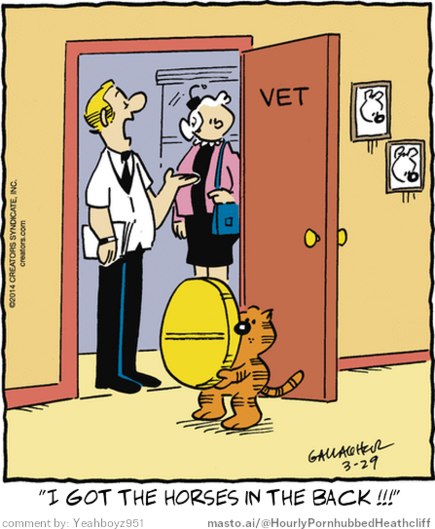 Original Heathcliff comic from March 29, 2014
New caption: 