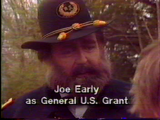 Joe Early as General U.S. Grant. (Not only is he also the director but he also plays Robert E. Lee, so I hope y'all are gonna be ready for this when it comes out)
