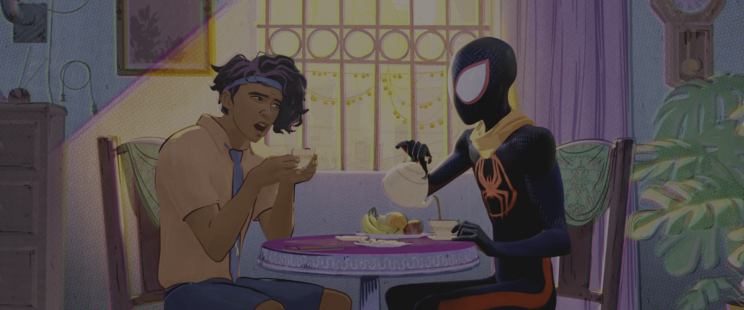 Spider-Man: Across the Spider-Verse screen grab from 01:06:44