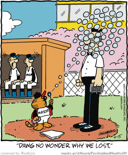 Original Heathcliff comic from April 15, 2014
New caption: 