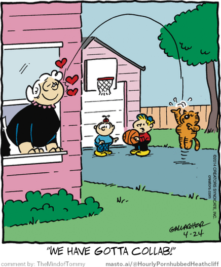 Original Heathcliff comic from April 24, 2014
New caption: 