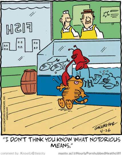 Original Heathcliff comic from April 26, 2014
New caption: 