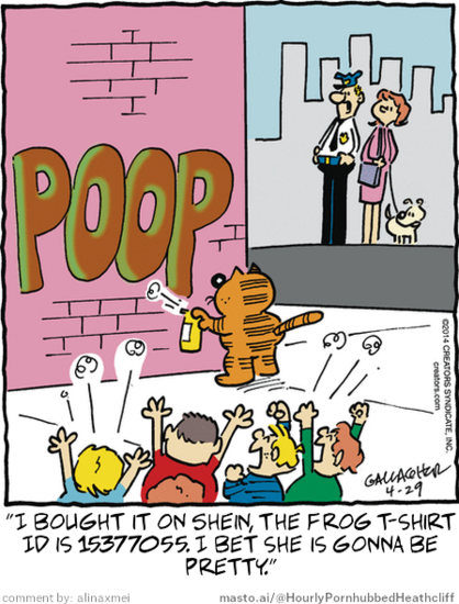 Original Heathcliff comic from April 29, 2014
New caption: 