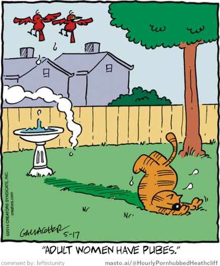 Original Heathcliff comic from May 17, 2014
New caption: 