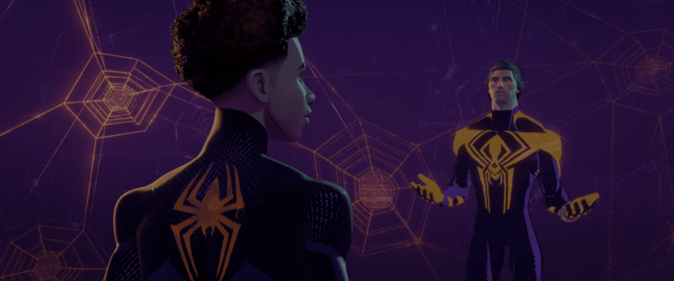 Spider-Man: Across the Spider-Verse screen grab from 01:28:53