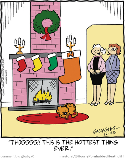 Original Heathcliff comic from December 23, 2014
New caption: 