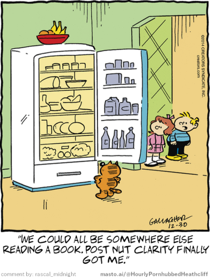 Original Heathcliff comic from December 30, 2014
New caption: 