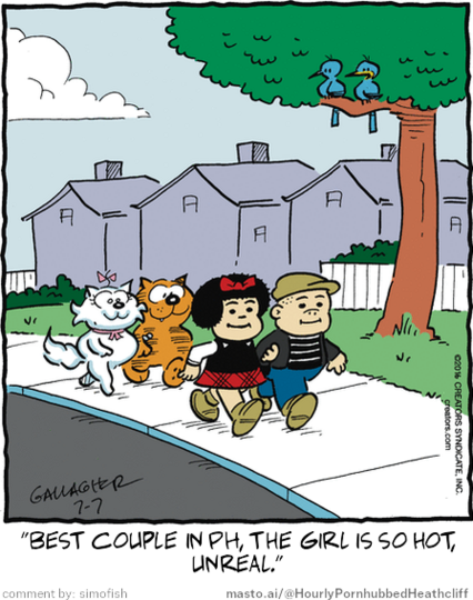 Original Heathcliff comic from July 7, 2016
New caption: 