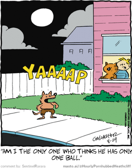 Original Heathcliff comic from August 29, 2016
New caption: 