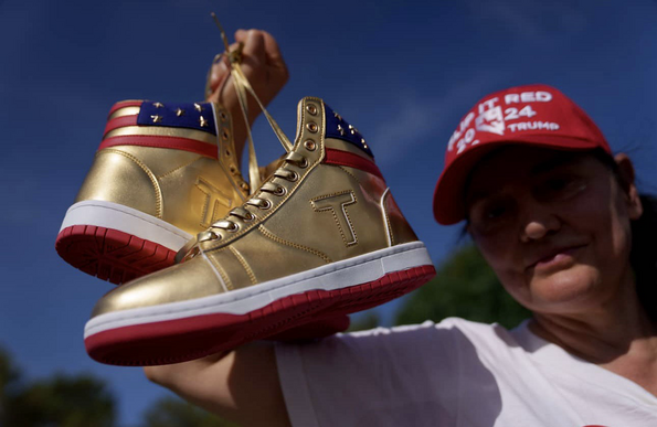 Crappy “gold” sneakers; my question: do they come w/his lifts?