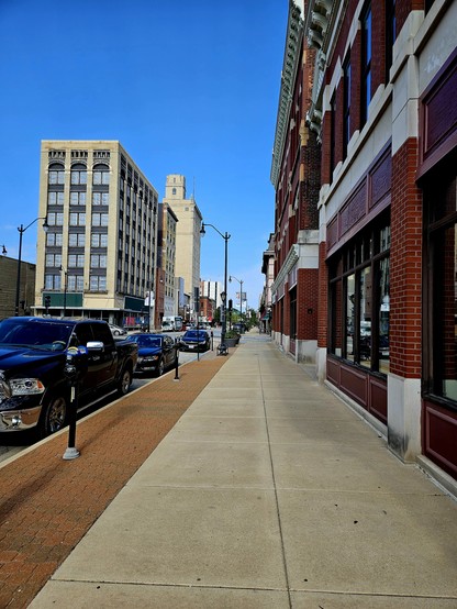 Historic buildings in Springfield, IL. U.S.A