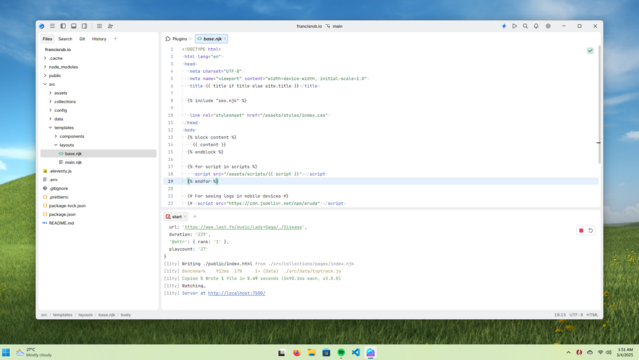 JetBrains Fleet code editor in light mode within the context of a Windows 11 desktop.