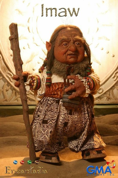 Poster for the animatronic Imaw, a character from the Philippine fantasy TV series Encantadia.