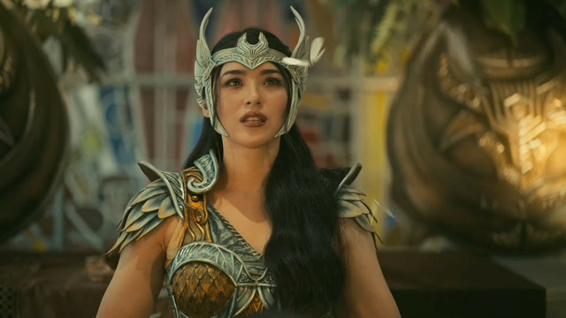 Kylie Padilla reprising her role as Amihan in the upcoming Philippine TV series Sang'gre.