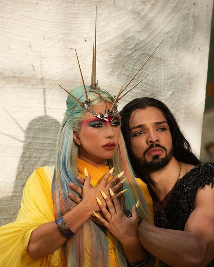 Lady Gaga and Michael Bassano in the 911 Short Film.