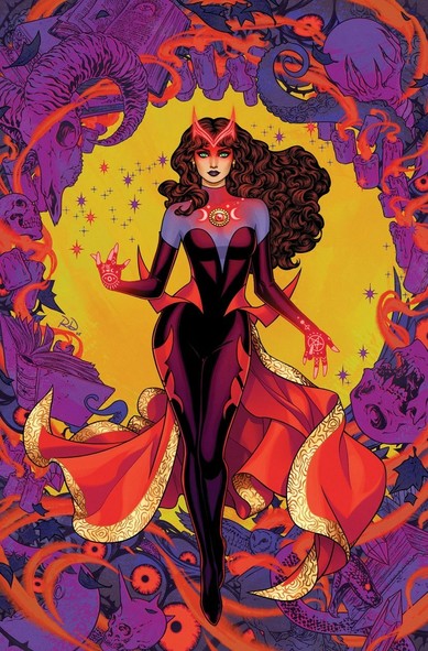 The Scarlet Witch as the Sorcerer Supreme. 
