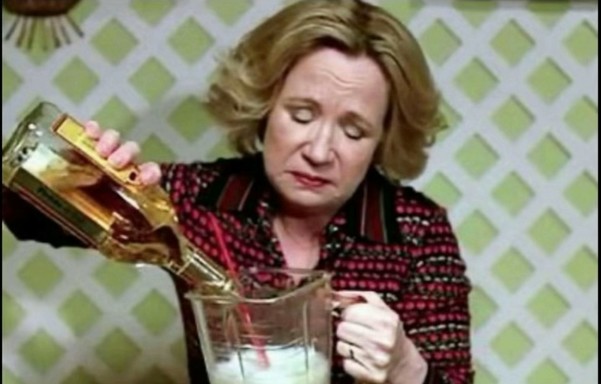 Pouring another liter of scotch