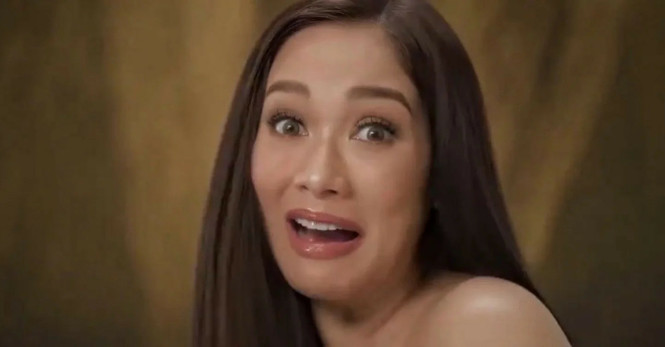 Maja Salvador's mocking face.