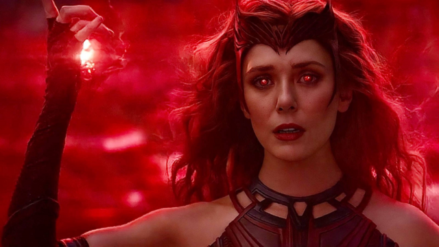 Elizabeth Olsen as Wanda Maximoff/Scarlet Witch from WandaVision.