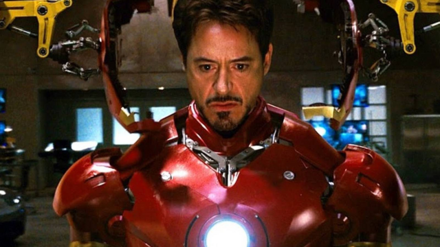 Robert Downey Jr. as Tony Stark/Iron Man.