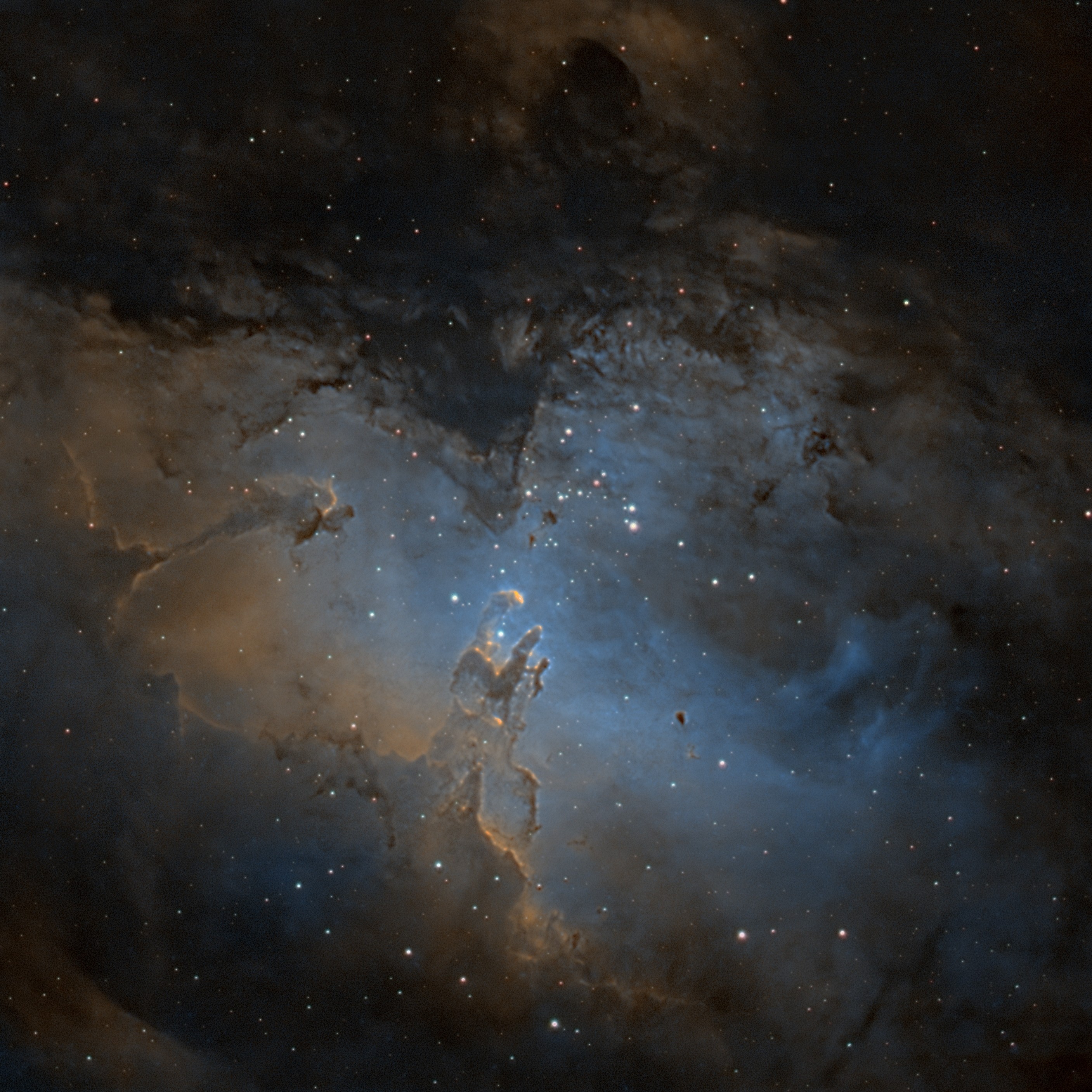 M 16 - aka the Eagle nebula
